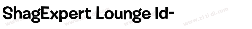 ShagExpert Lounge ld字体转换